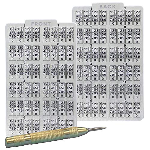 Taurus Cold Steel Bitcoin Wallet - Crypto Wallet Ledger - Cryptocurrency, Hardware, Digital Wallet Keepkey - Double Sided Stainless Steel Recovery Seed Phrase - Indestructible