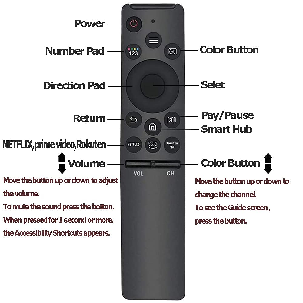 Amazon Com Universal Remote Control For Samsung Smart Tv Remote Replacement Compatible With Samsung Tv Led Qled Uhd Suhd Hdr Lcd Curved Hdtv 4k 8k 3d Smart Tvs With Netflix Prime Video Buttons Electronics Amazon Com Universal Remote Control For Samsung Smart Tv Remote Replacement Compatible With Samsung Tv Led Qled Uhd Suhd Hdr Lcd Curved Hdtv 4k 8k 3d Smart Tvs With Netflix Prime Video Buttons Electronics