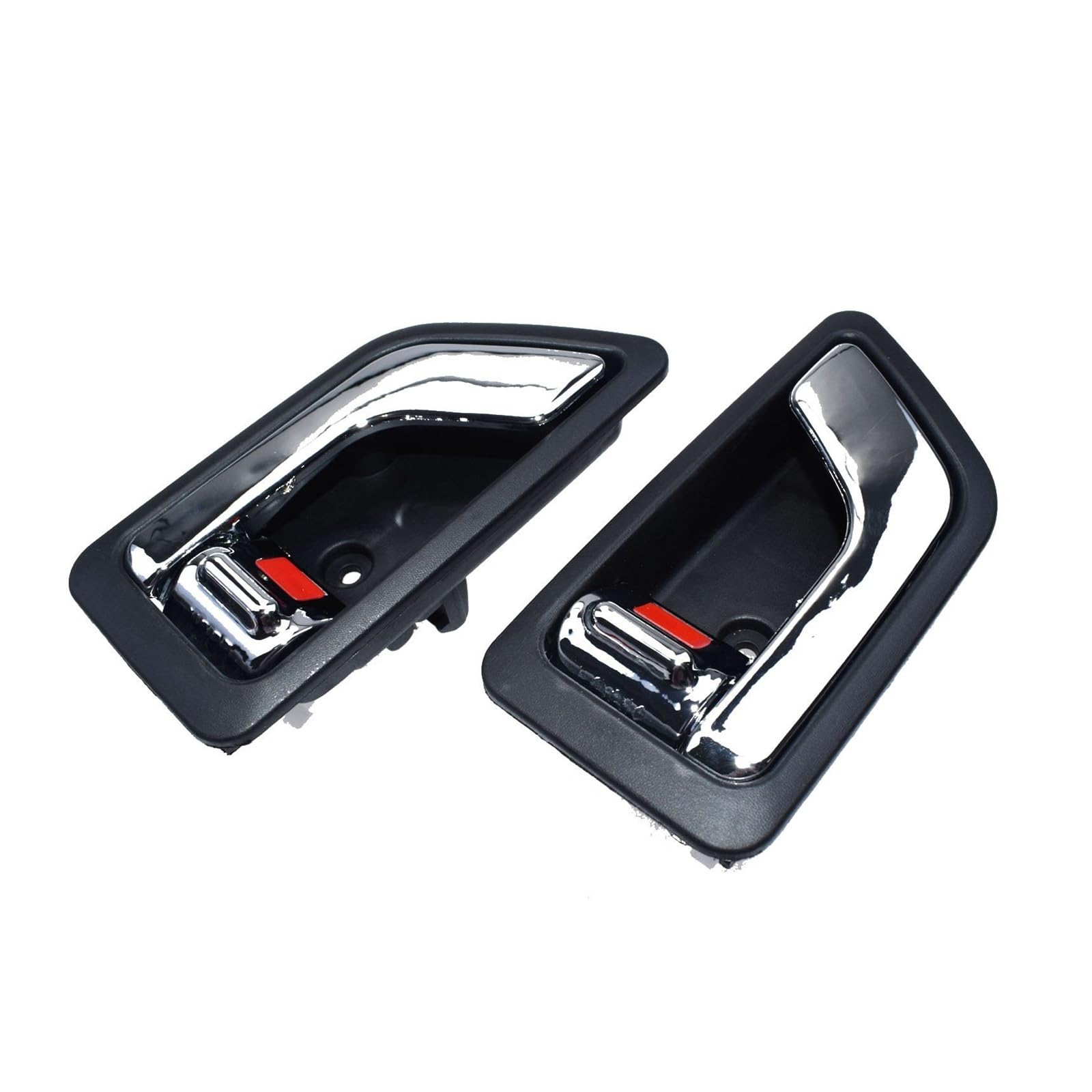 LinQianBhD for Hyundai for Getz 2002-2011 82610-1C000 82620-1C000 Left Right Chrome Interior Inside Door Handle Inner Car Door Handle(Pair)