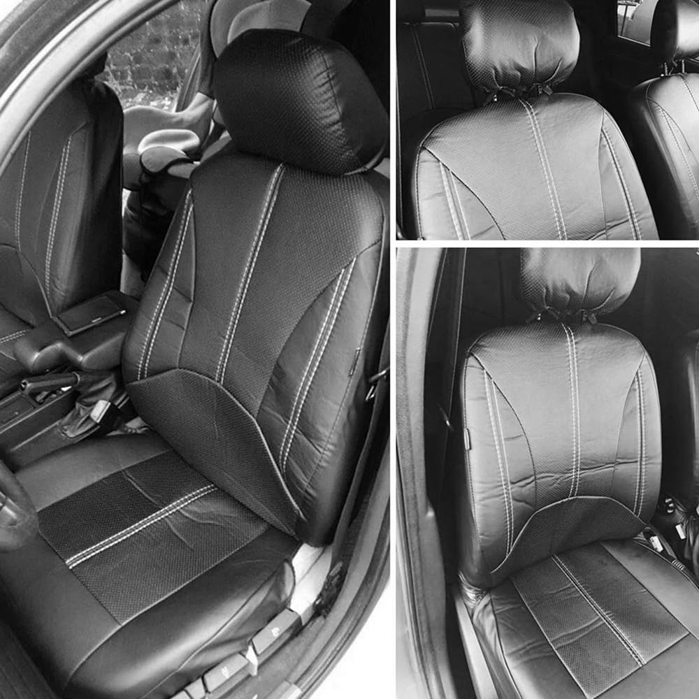 Shkalacar Funda Asiento Coche 9 Piezas Protector Asiento Coche Fundas Coche Asientos Universal 5 Asientos para vehículo SUV