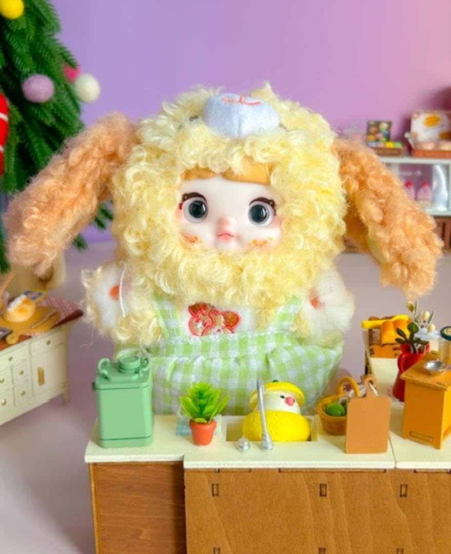 ウサギ耳付き緑色着せ替え人形nommi シークレット子犬日記pupy diary ウサギ耳付き緑色着せ替え人形nommi シークレット子犬日記pupy