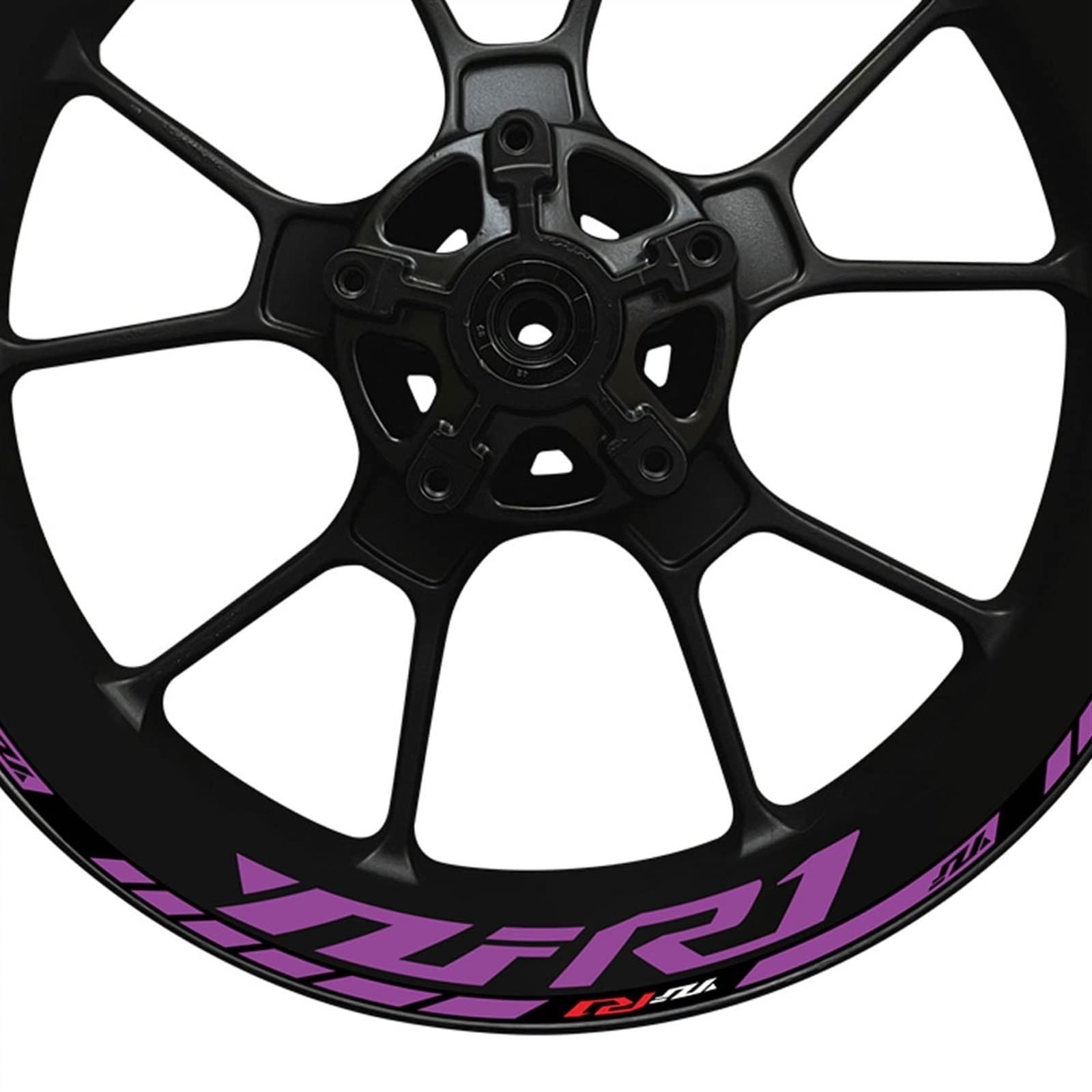 Yamaha R1 Rim Tape Yamaha YZF R1 Motorcycle Wheel Stickers - Reflective Rim Decals In Blue (17 Inch) YZF R1 Rim Decals - Foto 5