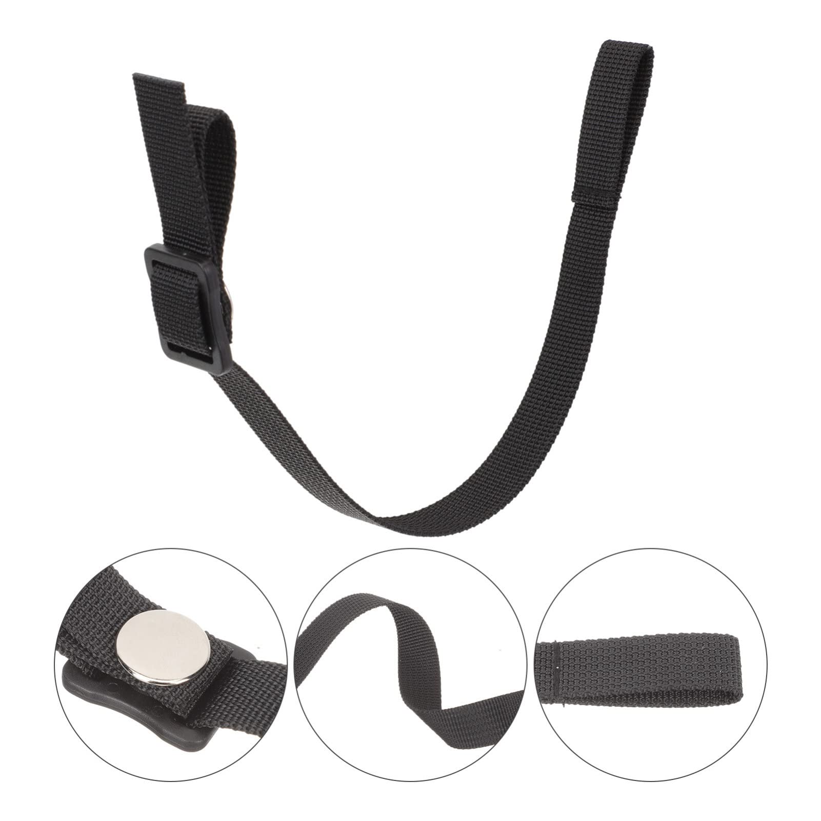 Kisangel Casco De Hockey De Sujeción Correas De Barbilla para Deportes De Hockey Correa De Barbilla para Casco De Hockey Correas para Casco De Hockey Máscara Mentón Poliéster Black