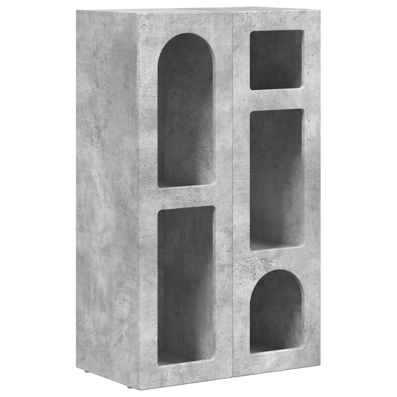 Credenza grigio cemento, 59 x 35 x 100,5 cm, in legno