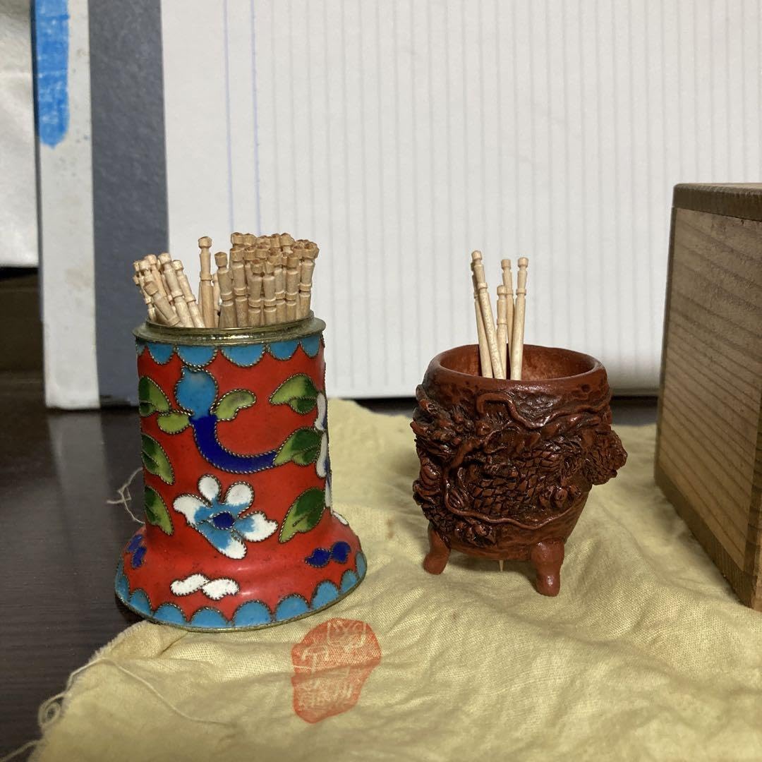 Amazon｜ミニ盆栽鉢 龍 共箱 箱書あり 共布あり｜キッチン用品 