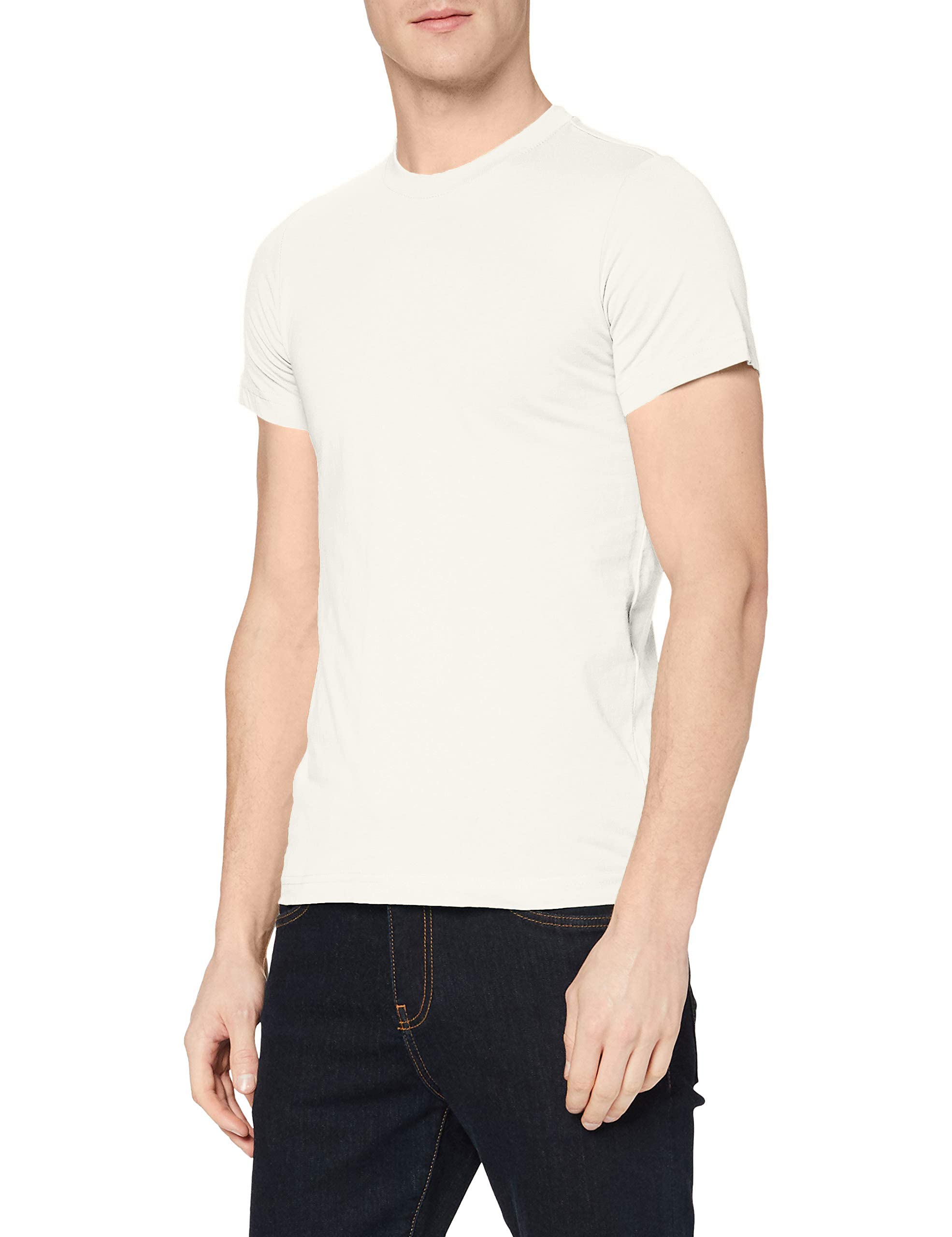 StedmanApparel Men's James Crew Neck/ST9200 Premium Regular Fit Classic Short Sleeve T-Shirt