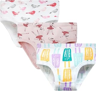Slip Niñas 140 Niños Niñas Ropa Interior Lindo Estampado Calzoncillos Pantalones Cortos Pantalones Ropa Interior Trunks 3 Piezas (2) Peto Niño