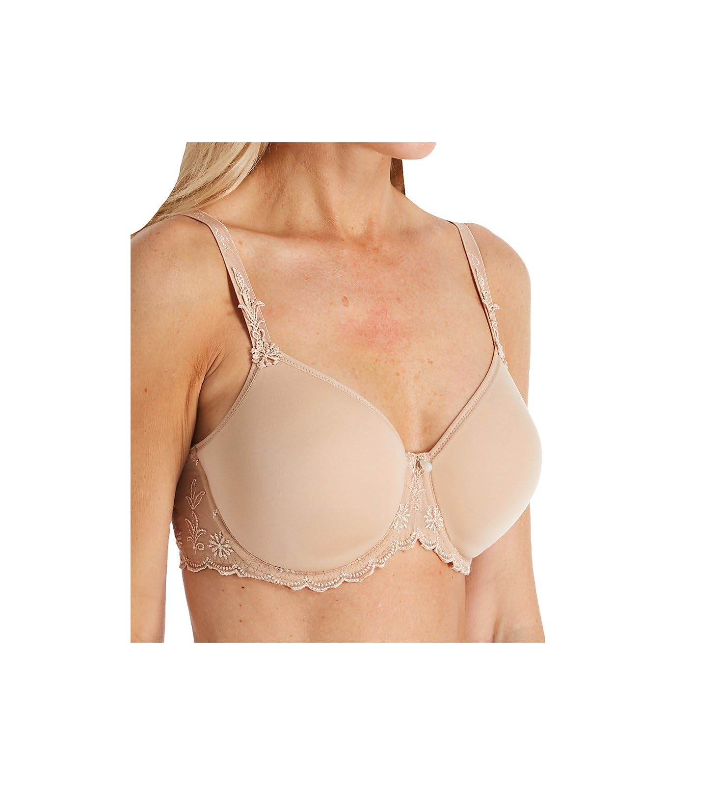 Antigel Women's Antinea Essential Fit Spacer Foam Underwire Bra, DC2699, Skin Rose, 34H