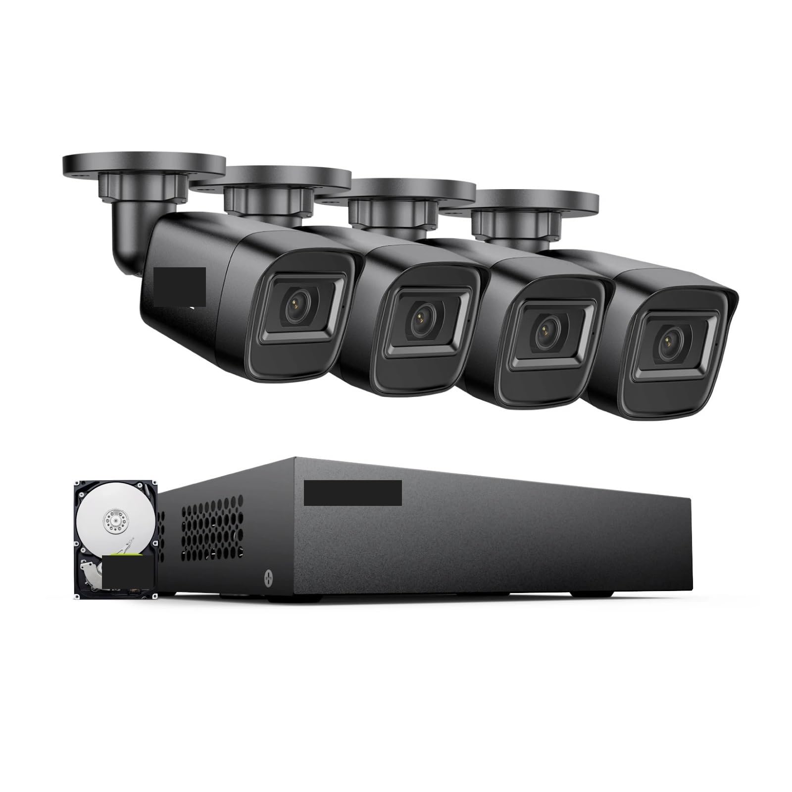 Kit de Surveillance étanche 8 canaux 5-en-1 1080P avec DVR(None)