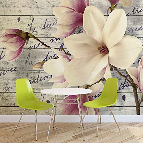 Papel Tapiz Fotomural 2878P8 - Naturaleza, Bosque y Flores - XXL - 368cm x 254cm - 4 Tiras - impreso en papel 115g/m2