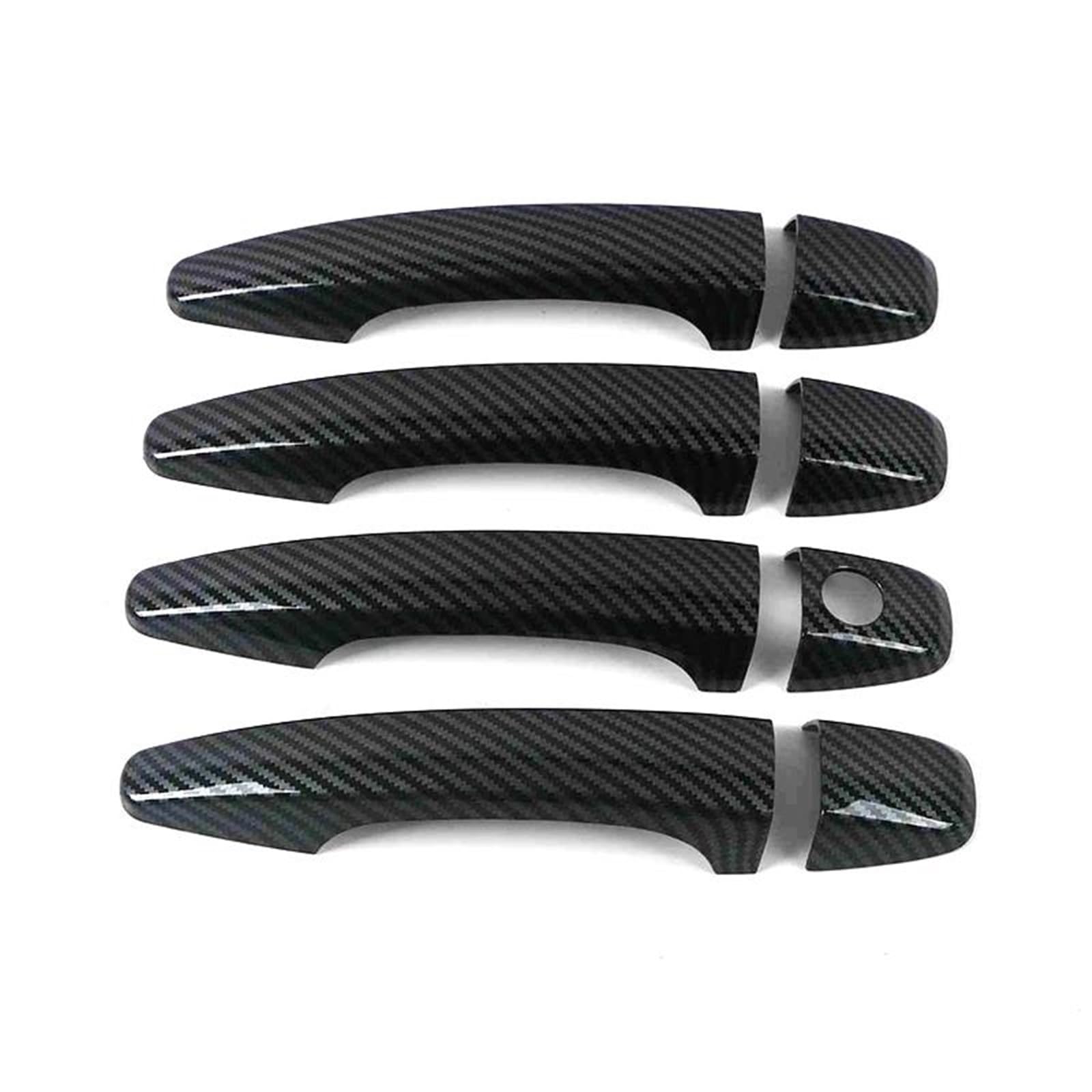 KJHOPY Car Exterior Door Handle Cover Replacement Parts for Peugeot 2008 MK1 A94 2013-2019(Style 2)