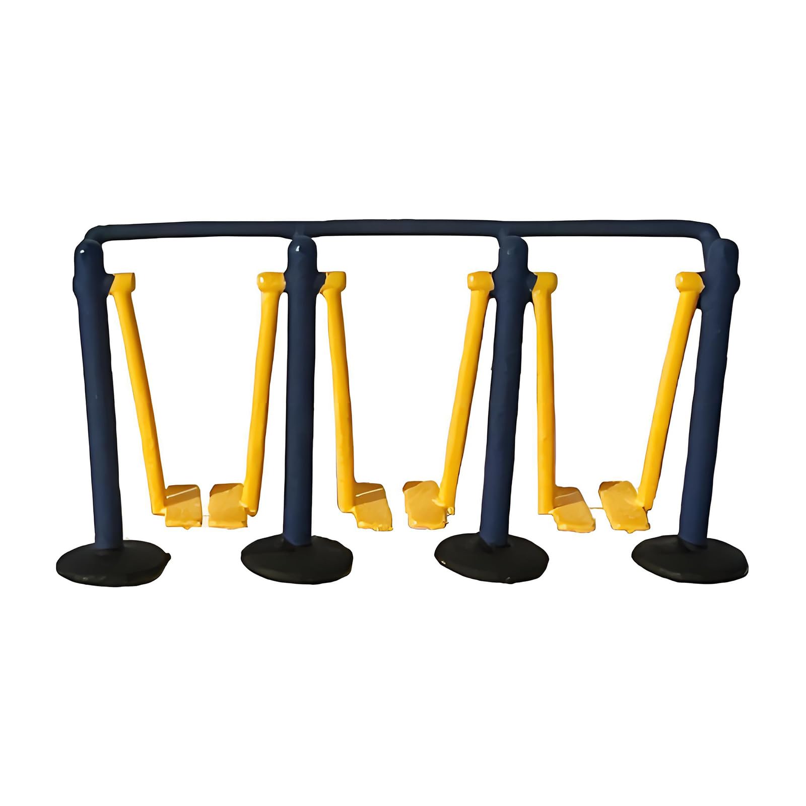 ZEPFJHE Model Photography Gym Accessory 1/64 Scale Resin Workout Equipment Scene Model for Themed Layouts and Decor Item