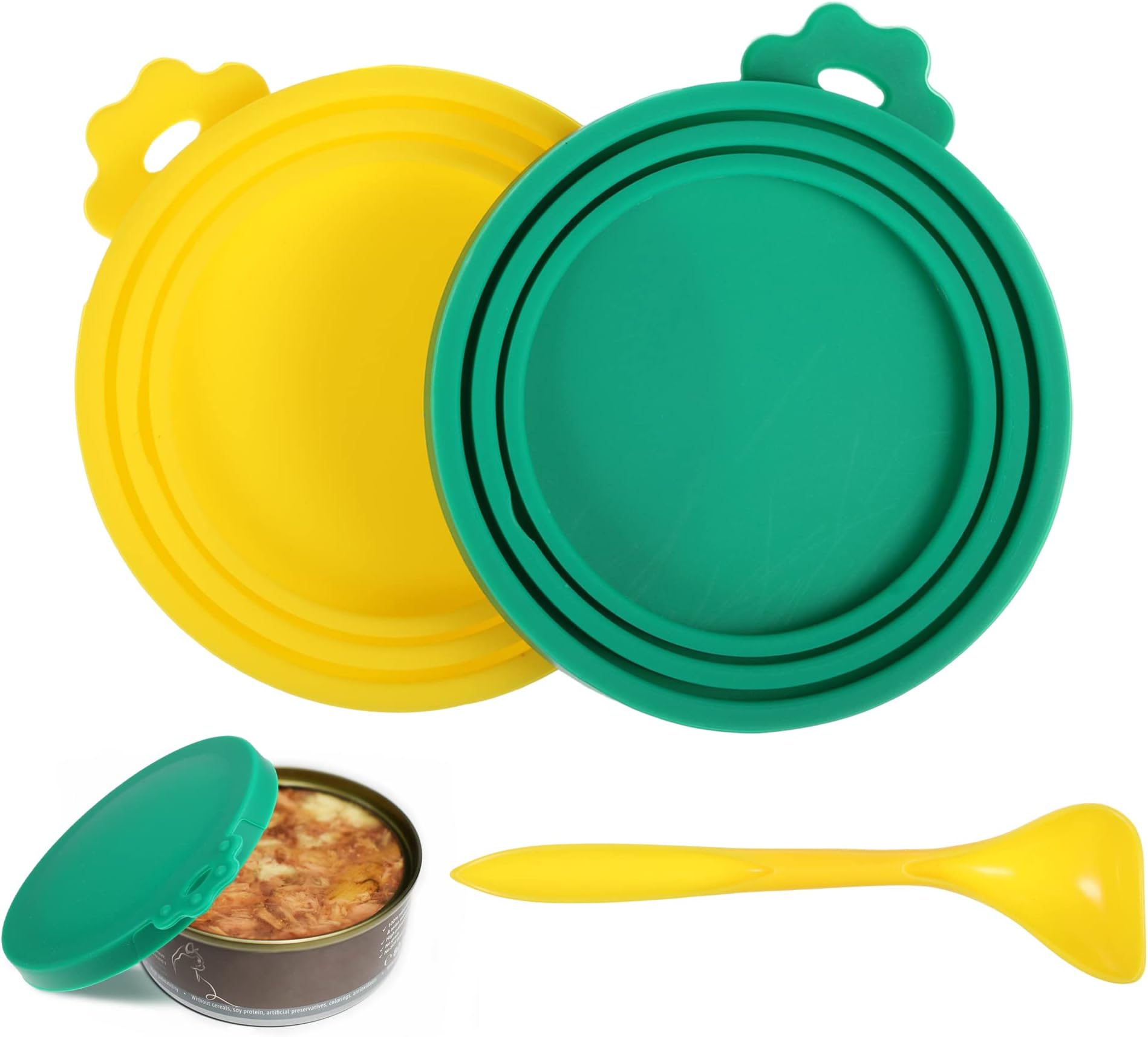 Lmyzcbzl Pet Food Can Covers, Universal Silicone Can Lids, Universal