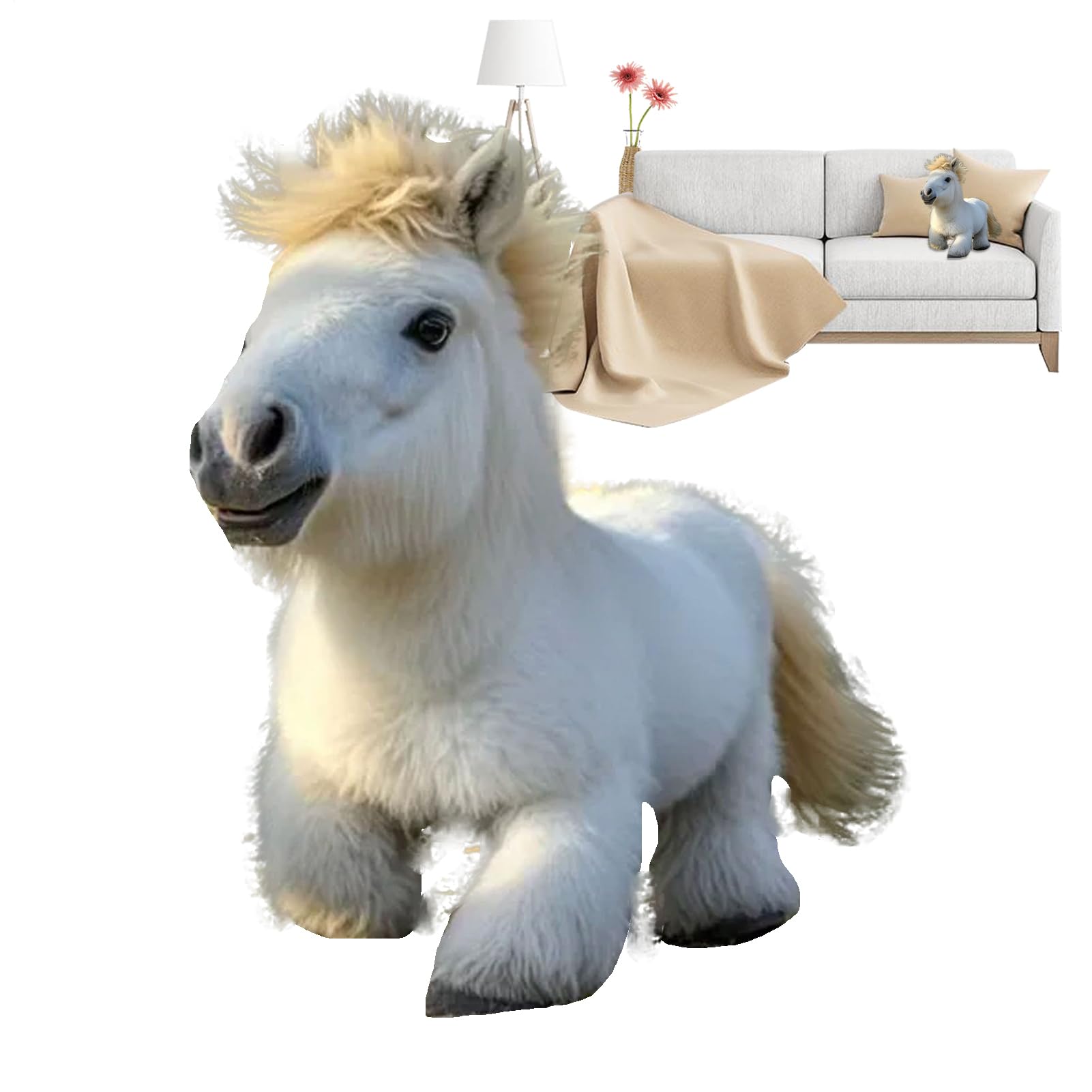 Jouet à cheval en mouvement, jouets pour enfants | Animal en peluche en pel ucatif précoce, animal de c ie électr eractif po lles ons