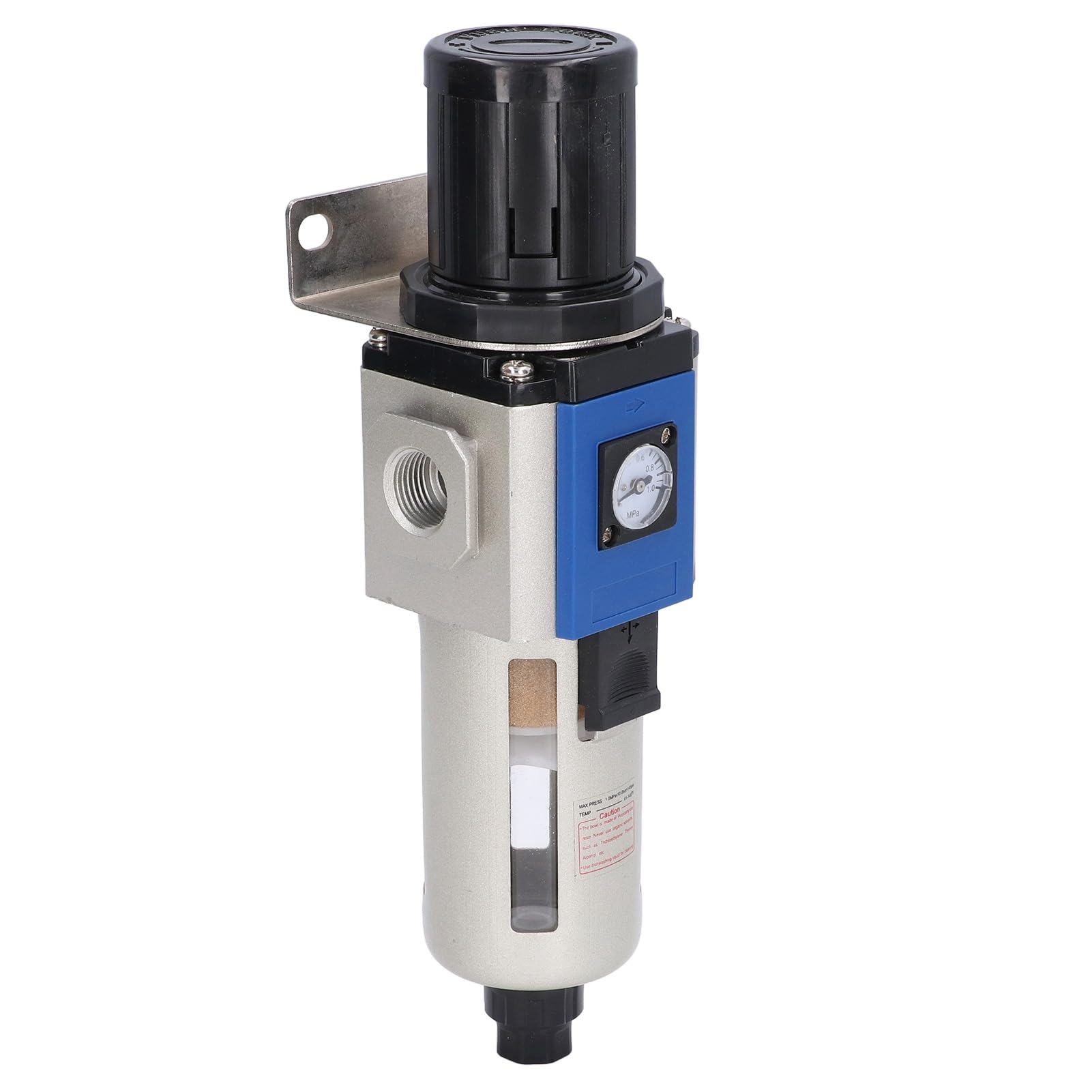 Regolatore del Filtro Dell'aria Compressa Filtro Regolatore di Pressione Efficiente per Compressori D'aria per Uso in Officina in Lega di Alluminio (GFR400-15)