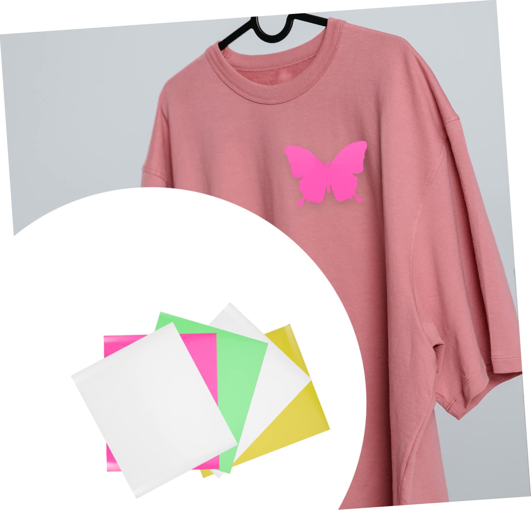 Artibetter 2 Sätze Beschriftungsfolie Wärmeübertragungsfolie Für Den Haushalt Kleidung Handwerk Film Vinyl-wärmeübertragung Druckzubehör Wärmevinyltransfer Pvc 5 Stücke * 2