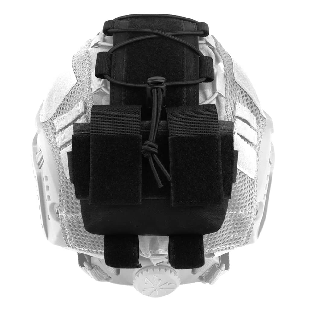 Tattico Airsoft Casco Batteria Pouch MK2 Hlemets NVG Battery Pack Case Contrappeso Pouch Balance Weight Bag con Hook&Loop per La Caccia CS Giochi Militari All'aperto
