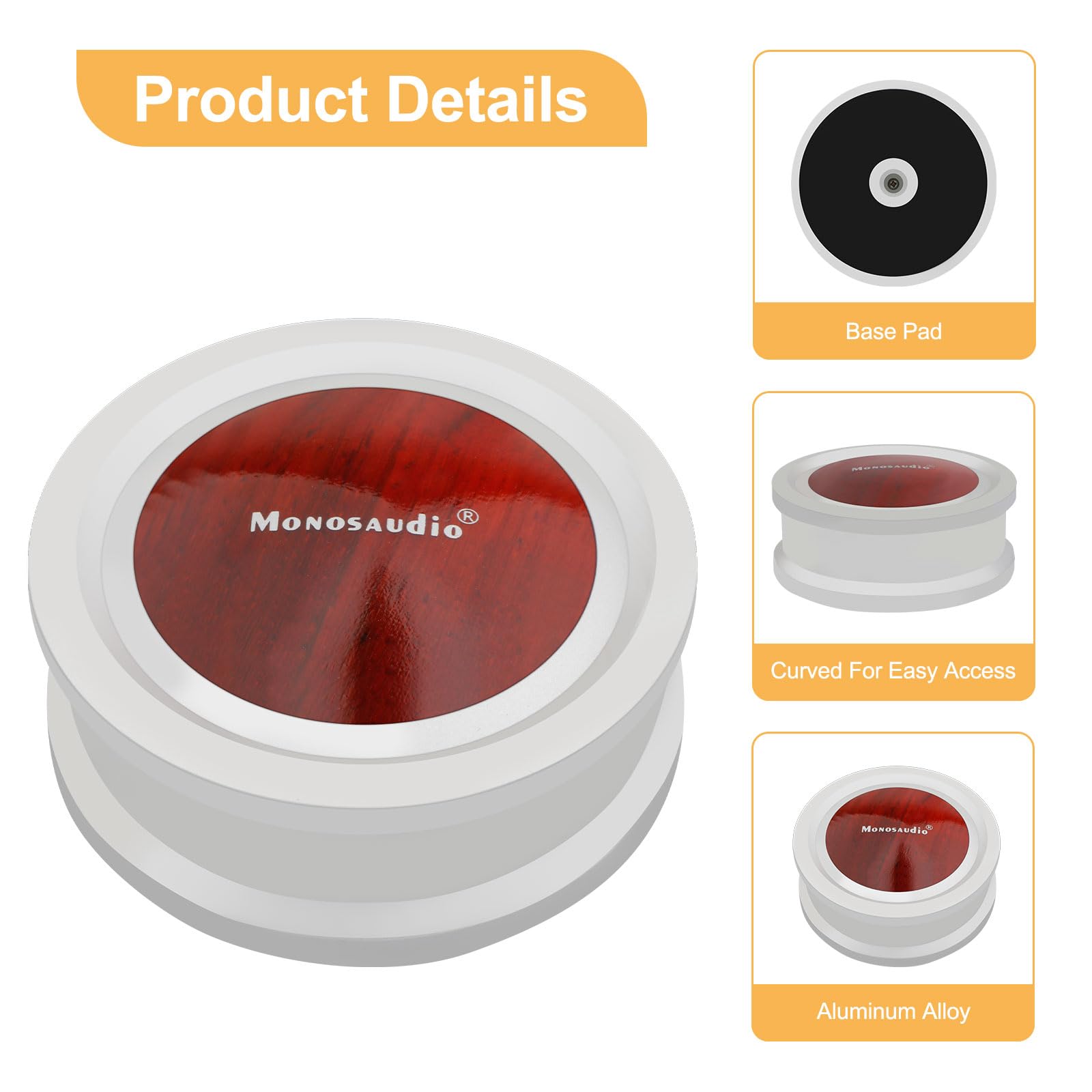 Amazon.co.jp: Monosaudioレコード重量スタビライザー 290G オーディオ 