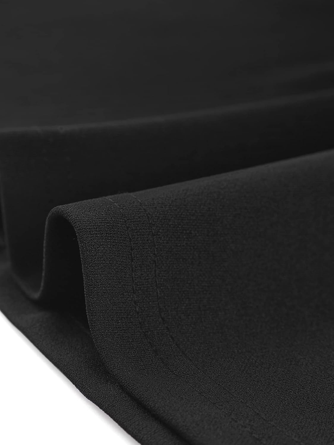 Allegra K Tie Neck Dresses for Women's 1960s Vintage Long Sleeve Contrast Color Dress - Image 5