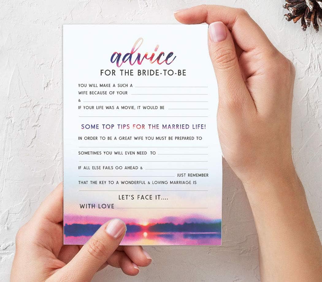 Nature Theme Bachelorette Party Games Set Bundle of 5 (Activities for 50 Guests) Fun Bridal Shower Games Set