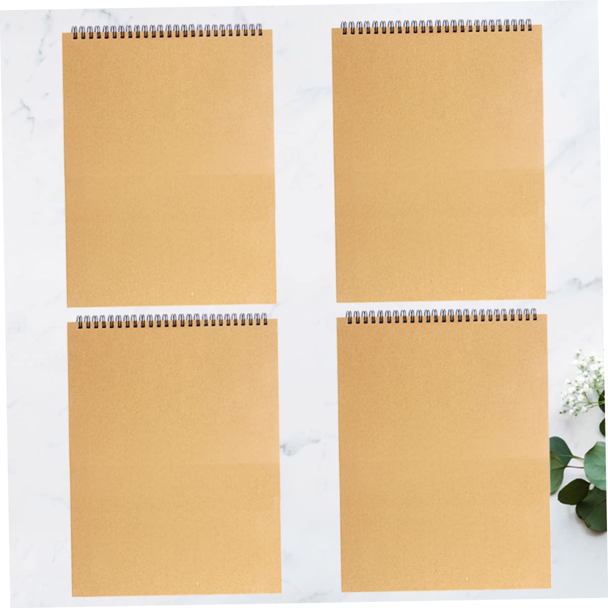 Croquis Portable A5 en Papier, Lot de 4 pour Artistes et Garçon et Filles