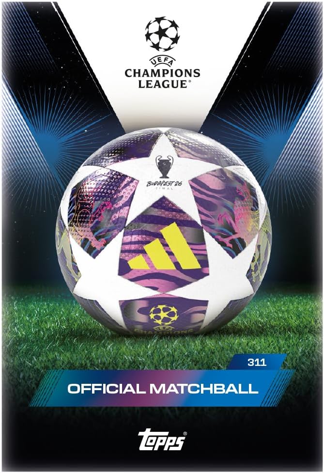 Topps UCC Match Attax Extra 2026 - Full Box- Contains 32 Extra Match Attax Envelopes (12 Cards per Envelope) Includes one Hero Packet Guaranteed per Box.