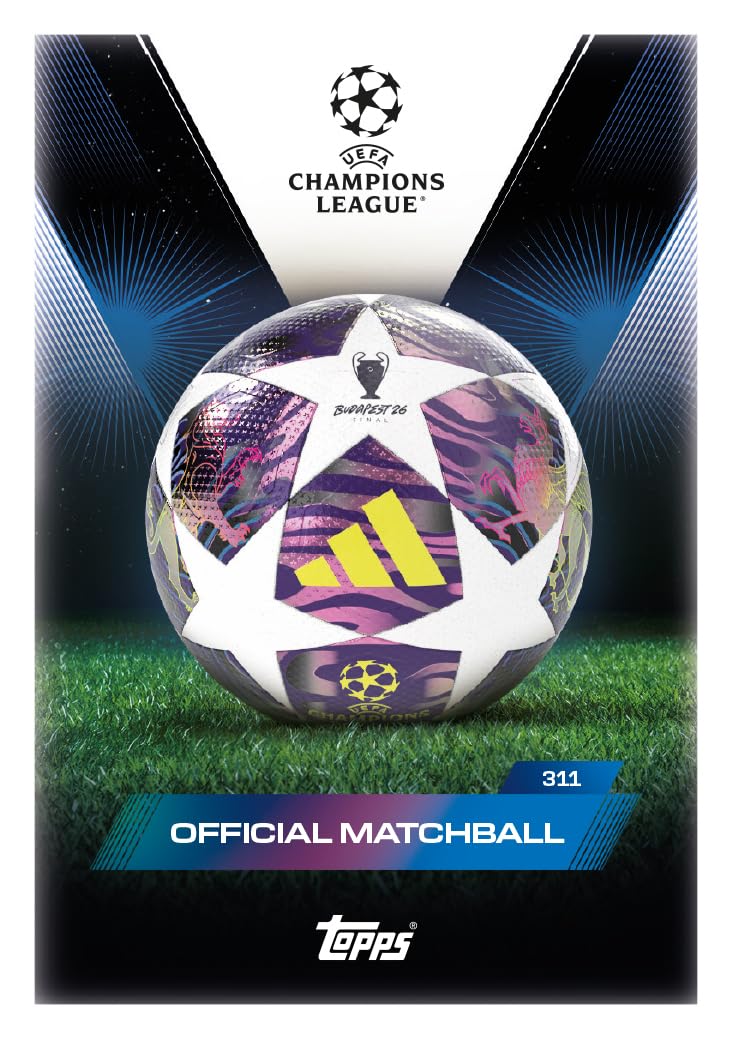 Topps UCC Match Attax Extra 2026 Mega Tin Pyskicks 48 cartas 3 tarjetas LE