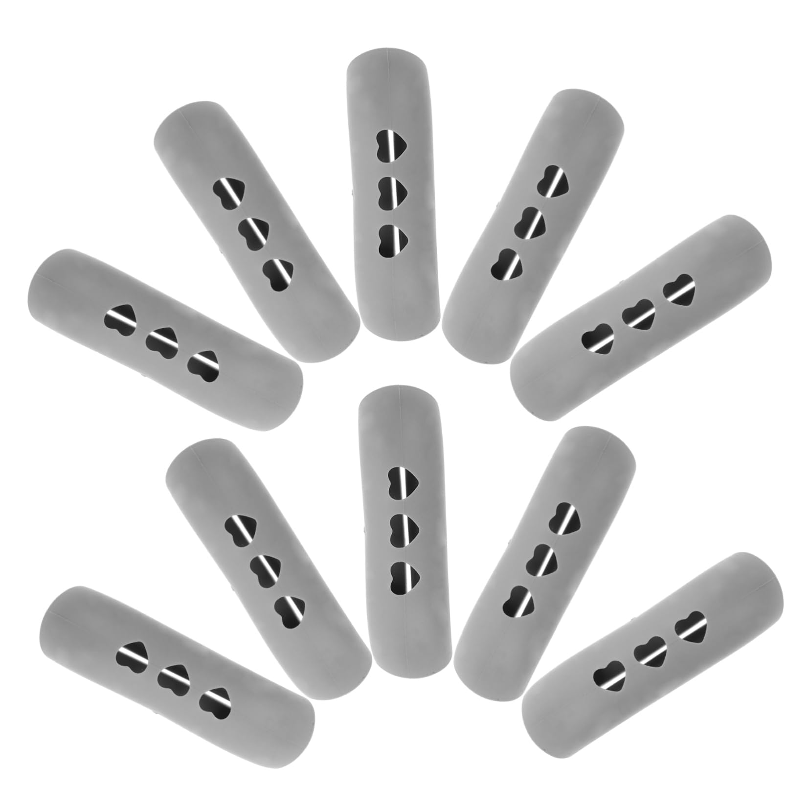 Artibetter 40pezzi Maniche Isolanti Per Manici Di Pentola Plastica Da Resistenti Al Calore e Antiscivolo Per Wok Pentole e Padelle Cucina