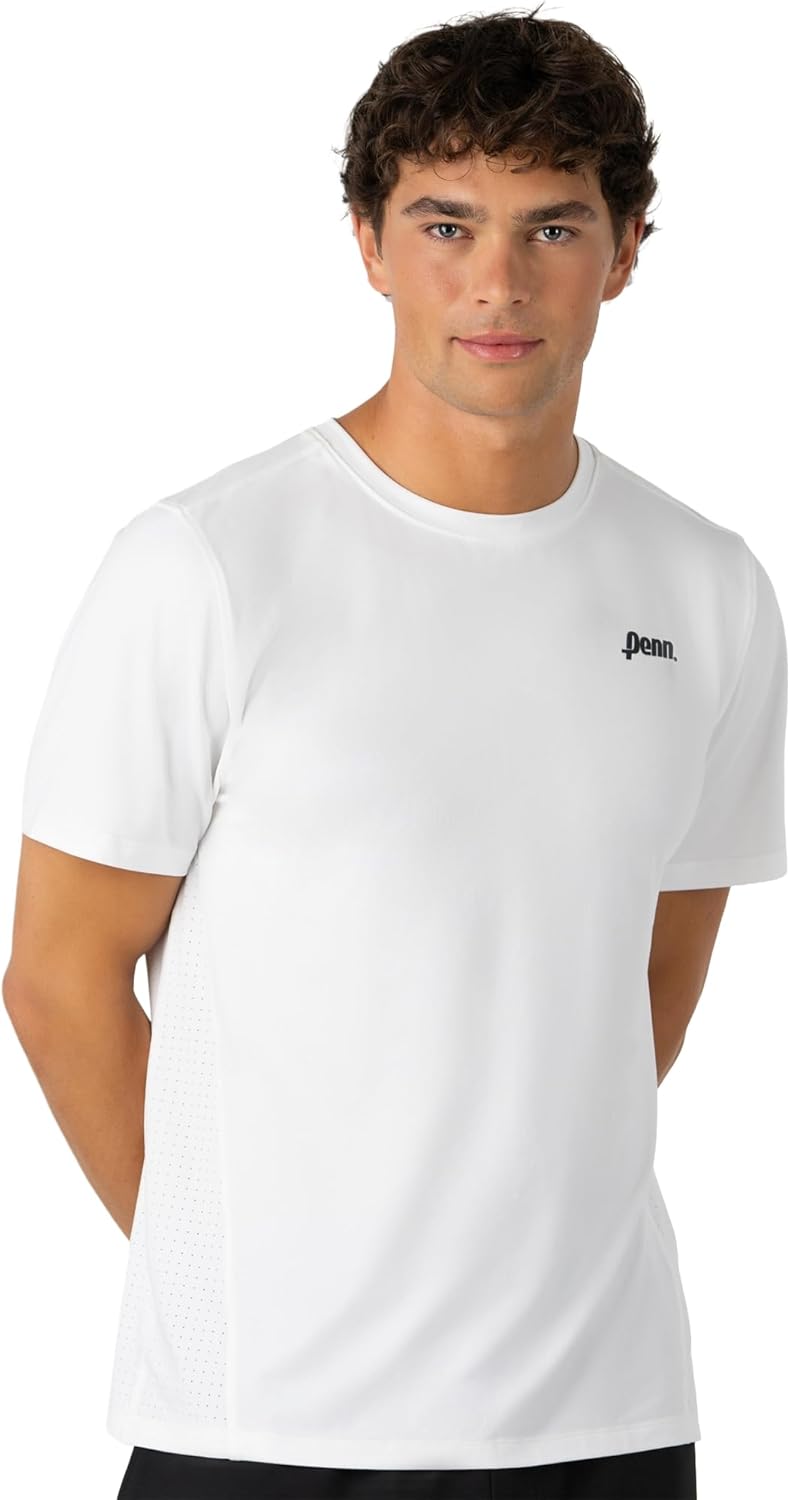 Penn Men’s Athletic Tee with Side Inserts - Lightweight Workout T-Shirt for Training, Running, Sports & Everyday Performance