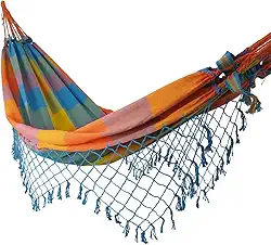 Rede de Dormir Casal Costura Reforçada Cor:Colorido