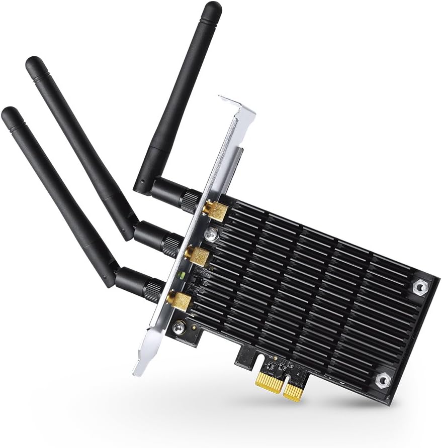 Archer T9E AC1900 Wireless WiFi PCIe Network Adapter Card for PC, with Beamforming and Heatsink Technology