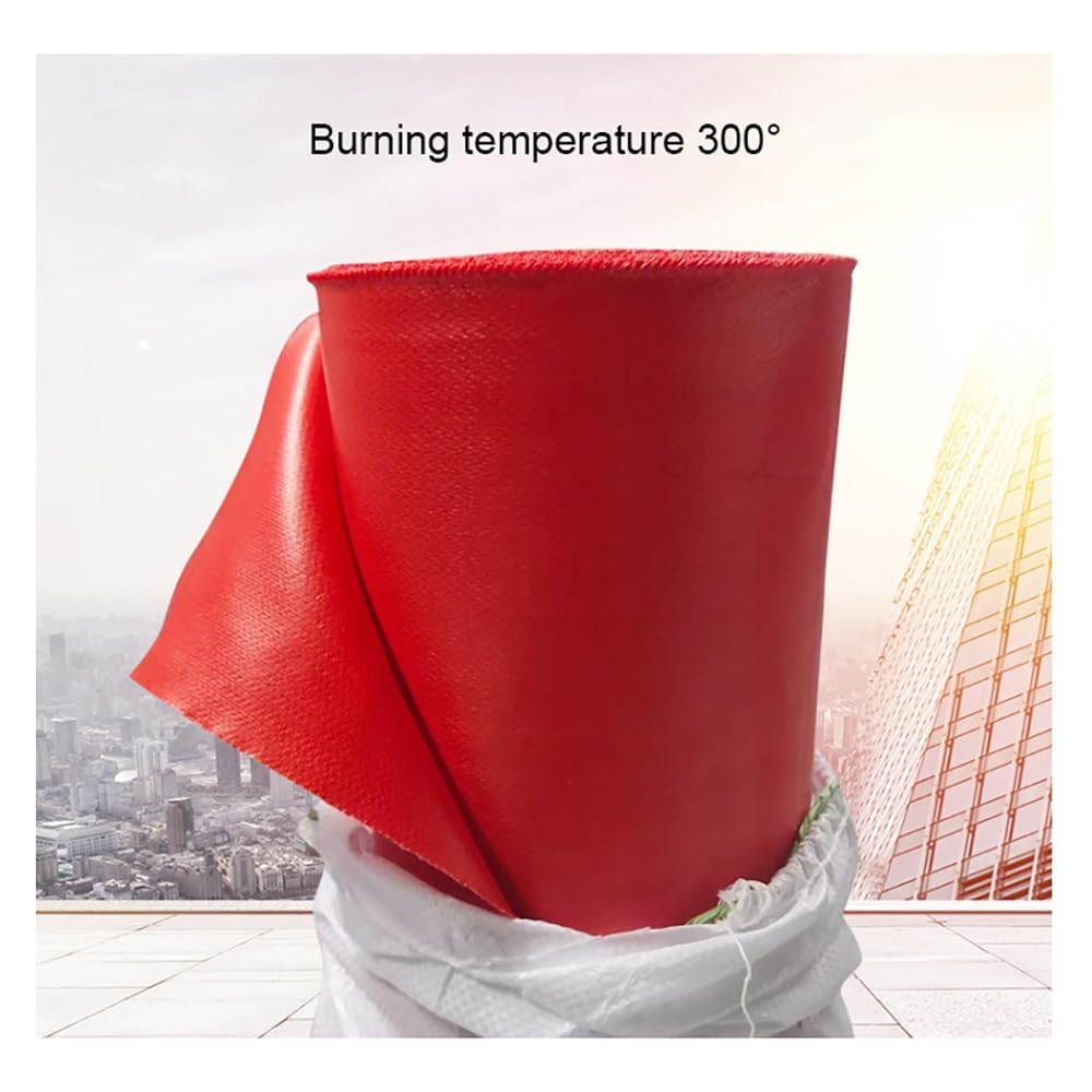 Couverture anti feu, Tissu En Silicone Couverture De Soudure, Fibres De Verre Couverture Anti-feu, Utilisé Pour Protection Contre Les Étincelles, Chantier De Construction, Rénovation, Prévenir Soudage