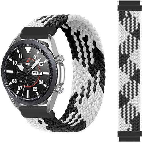 Correa trenzada Solo Loop de 0.866in compatible con Samsung Galaxy Watch 3 de 1.575 pulgadasGalaxy Watch de 1.654 pulgadasGear S3