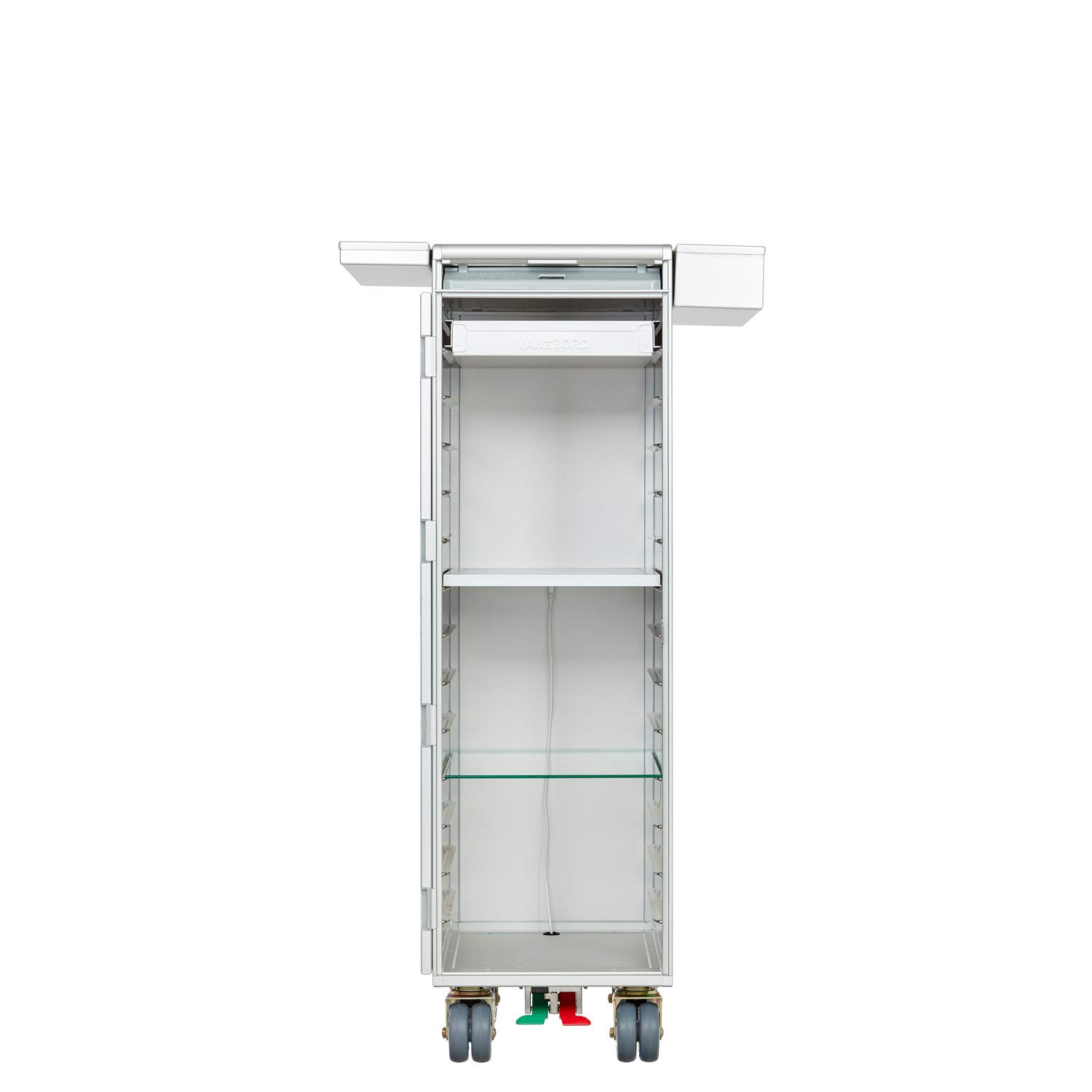 Ausstattungspaket für Flugzeugtrolleys und Airline Trolleys, Bar inkl. Sideboxen, KSSU-Norm