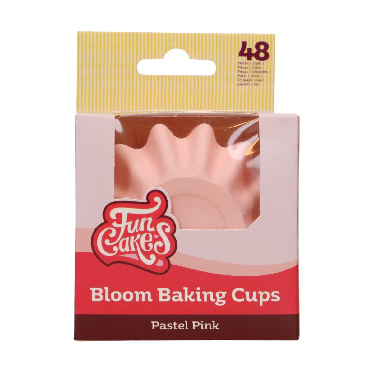 Pastel Pink Bloom Baking Cases x 48