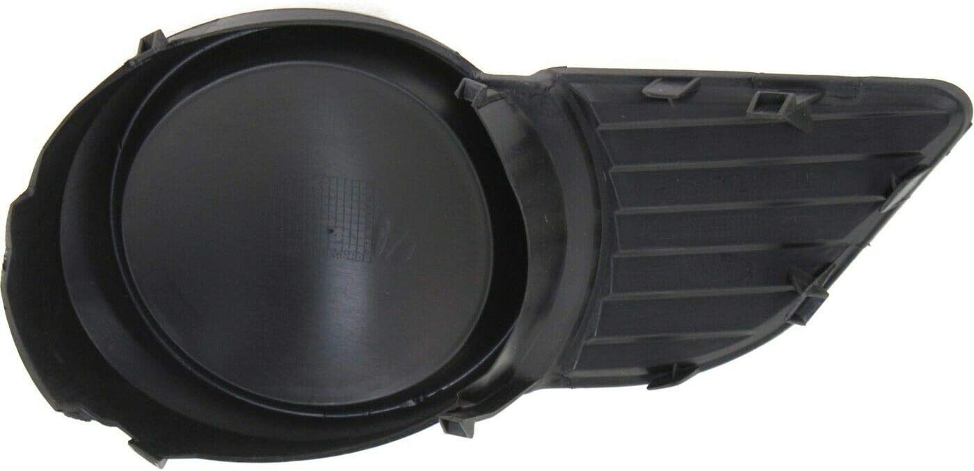 DAT AUTO PARTS Front Left Driver Side Fog Light Cover Replacement For 11-17 Toyota Sienna Black Textured TO1038169 5212808020