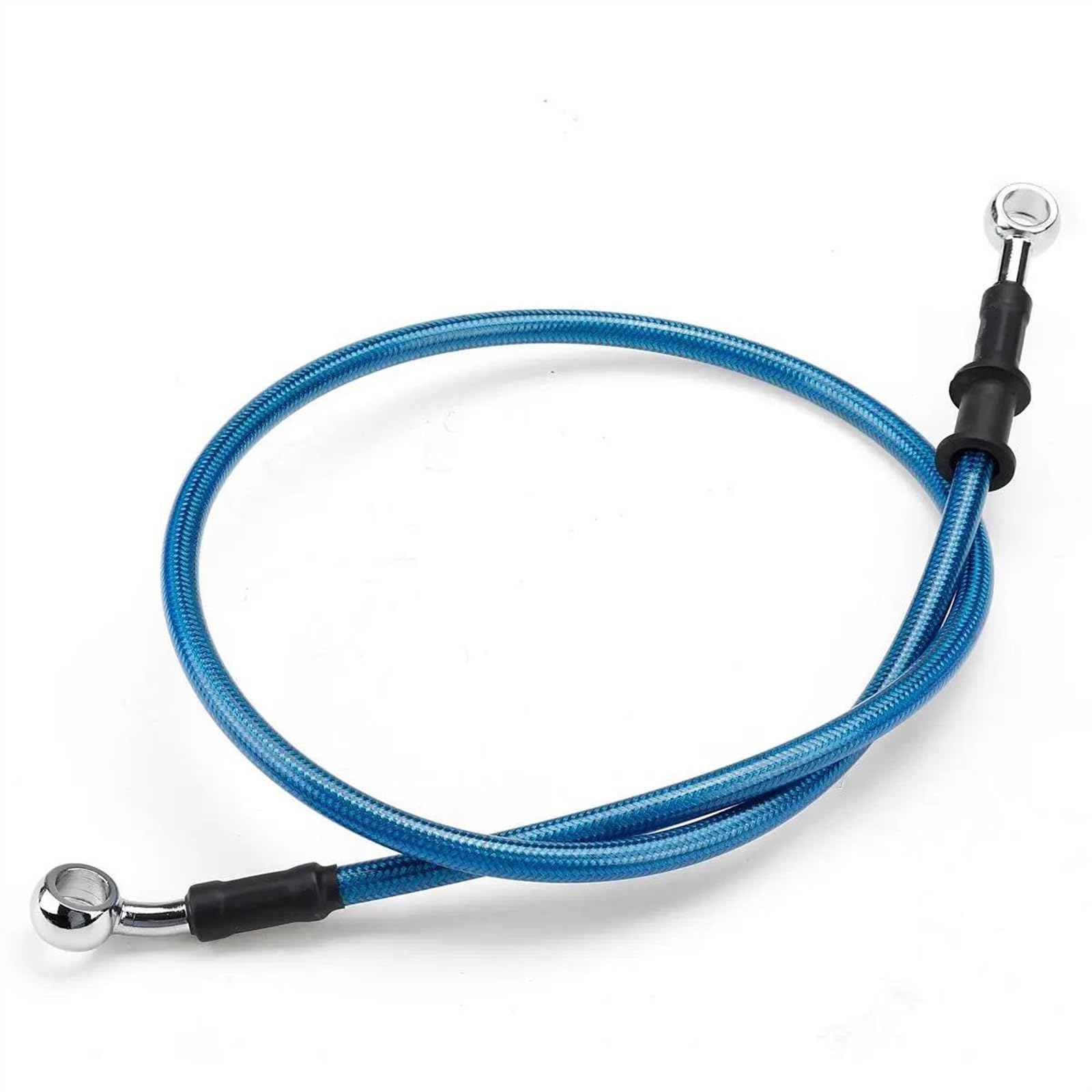 Ksxzw Blue Motorbike Part Universal Motorcycle Braided Brake Clutch Oil Hose Line Pipe Tube Tubing 110Cm