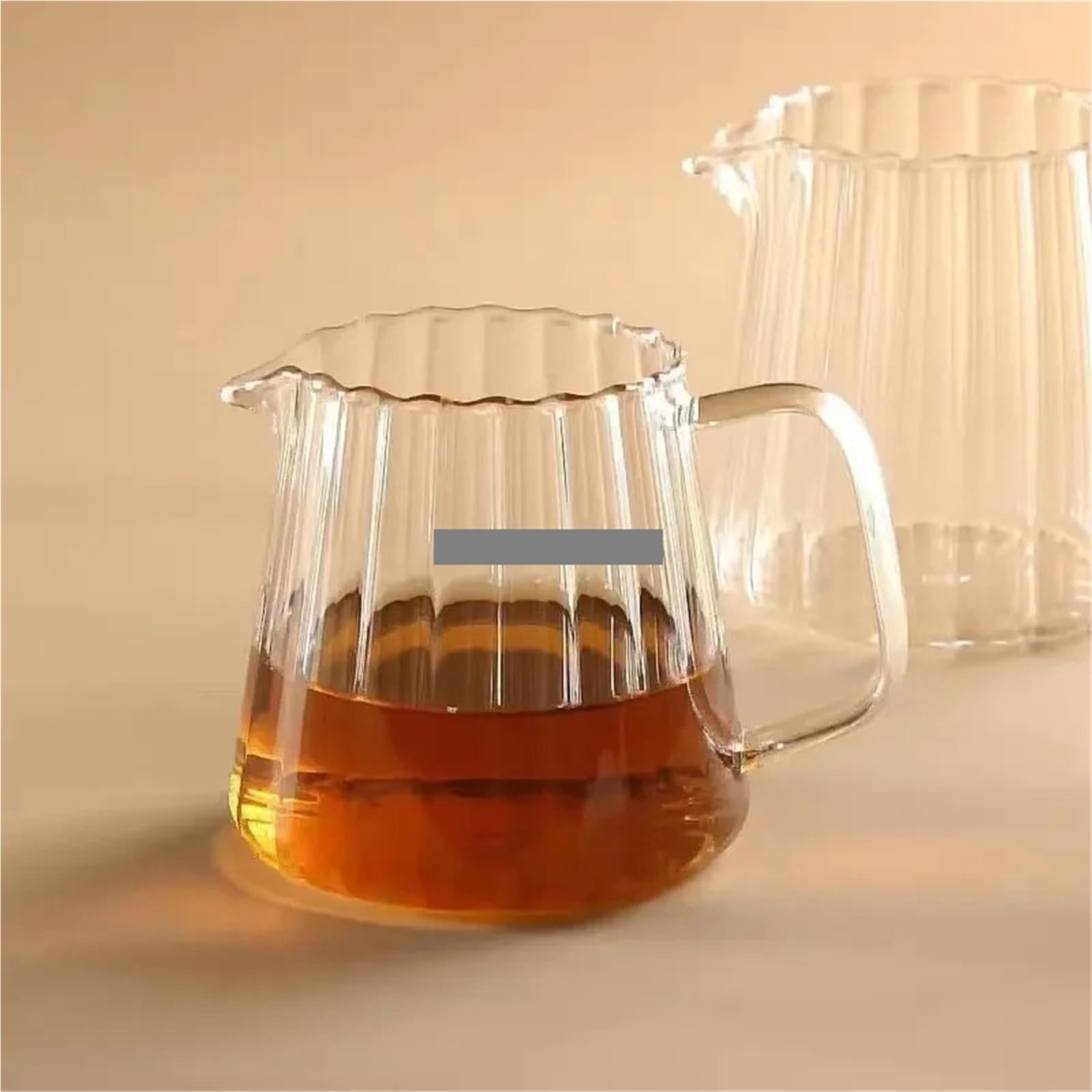 Jarra de leche a rayas, accesorios juego té, café, Latte, taza artística, jarra, 2 uds Para Espumar(150ml)