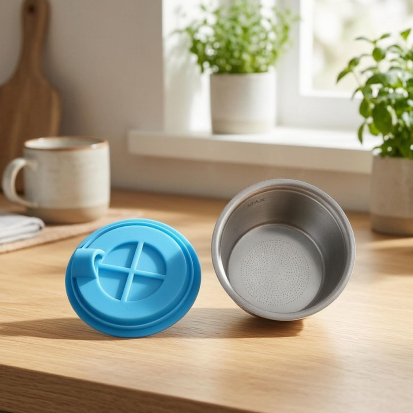 2 Stück Kaffeekapsel mit Deckel, Style to 2, 51–100 Ml