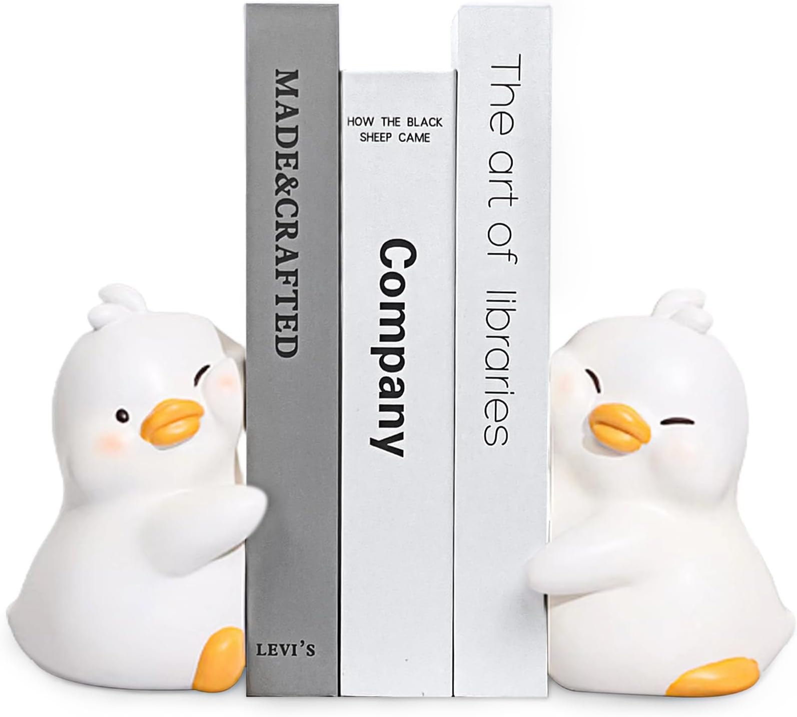 Cute Cat Bookends,Decorative Bookends,Unique Book Ends to