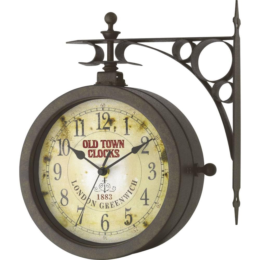 TFA 60.3011 Nostalgie Orologio da parete con termometro [Importato da Germania], metallo