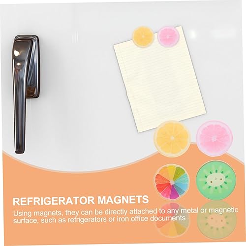 Miniatura 4 de TIDTALEO Locker Decor 8pcs Fruit Soft Magnetic Refrigerator Magnetic Sticker Acrylic Cartoon Fridge Magnet