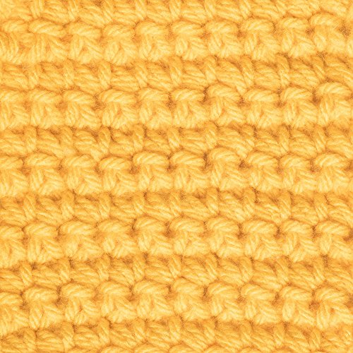 Image of Caron 29401010549 One Pound Solids Yarn, 16oz, Gauge 4 Medium, 100% Acrylic - Sunflower- For Crochet, Knitting & Crafting ( 1 Piece )