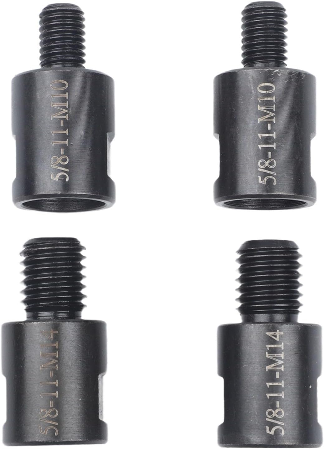 4Pack Angle Grinder Adapter, Metal Converter with 5/8"-11 Female to M14/M10 Male Threads Interface Connector for Angle Grinder, Polishing Pads and Drill Bits