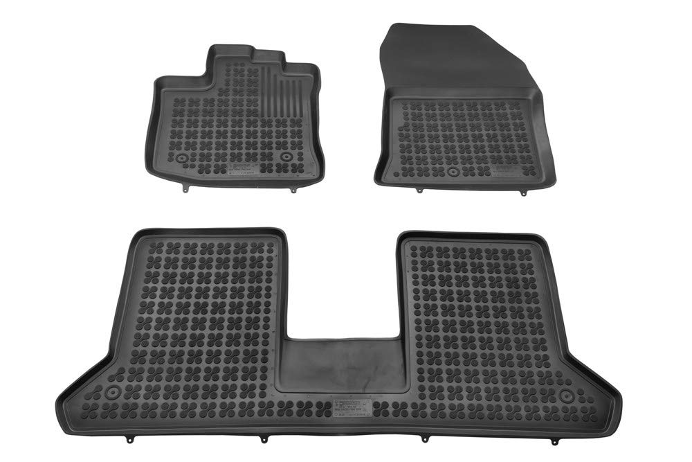 MTM Gummimatten für Dacia Dokker 2013-09.2021 Passform, Fussmatten mit hohem Rand 5 cm, cod. 3D 5337