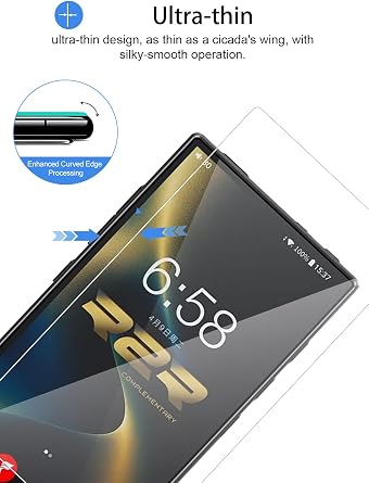 3-Pack Explosion-Proof Soft Film for FiiO M33 R2R, HD Clear Anti-Scratch Bubble-Free Screen Film for FiiO M33 R2R Music Player