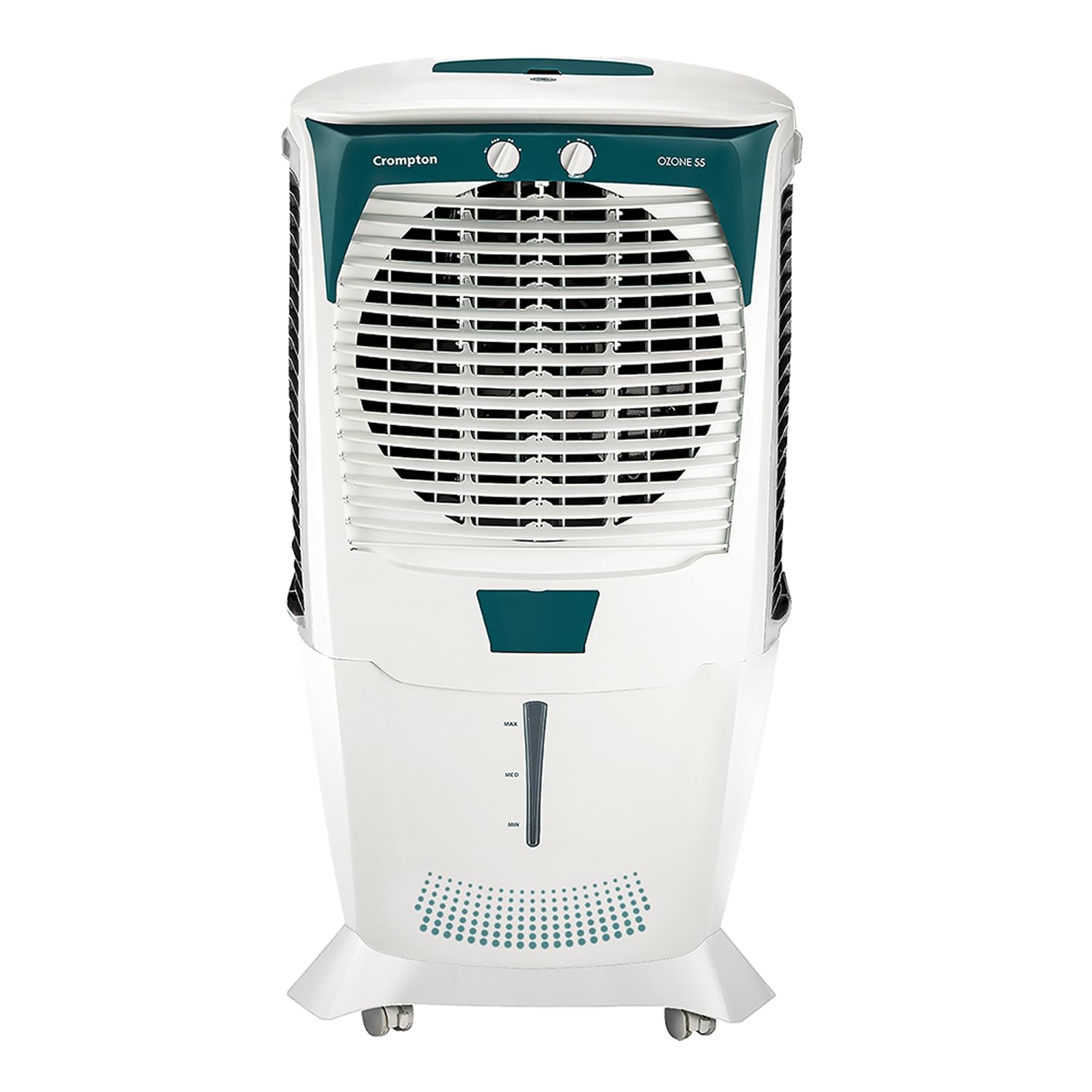 Crompton Ozone 55 Litres Desert Air Cooler for home | Large & Easy Clean Ice Chamber | 4-Way Air Deflection | High Density Honeycomb Pads | Everlast Pump | Auto Fill Crompton Ozone 55 Litres Desert Air Cooler for home | Large & Easy Clean Ice Chamber | 4-Way Air Deflection | High Density Honeycomb Pads | Everlast Pump | Auto Fill