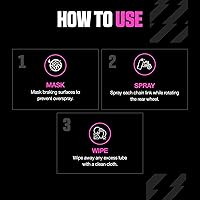 Vista 6 de Muc Off - Lubricante para cadena de motocicleta para todo clima, 400 mililitros - Spray lubricante para cadena de motocicleta premium - Formulado