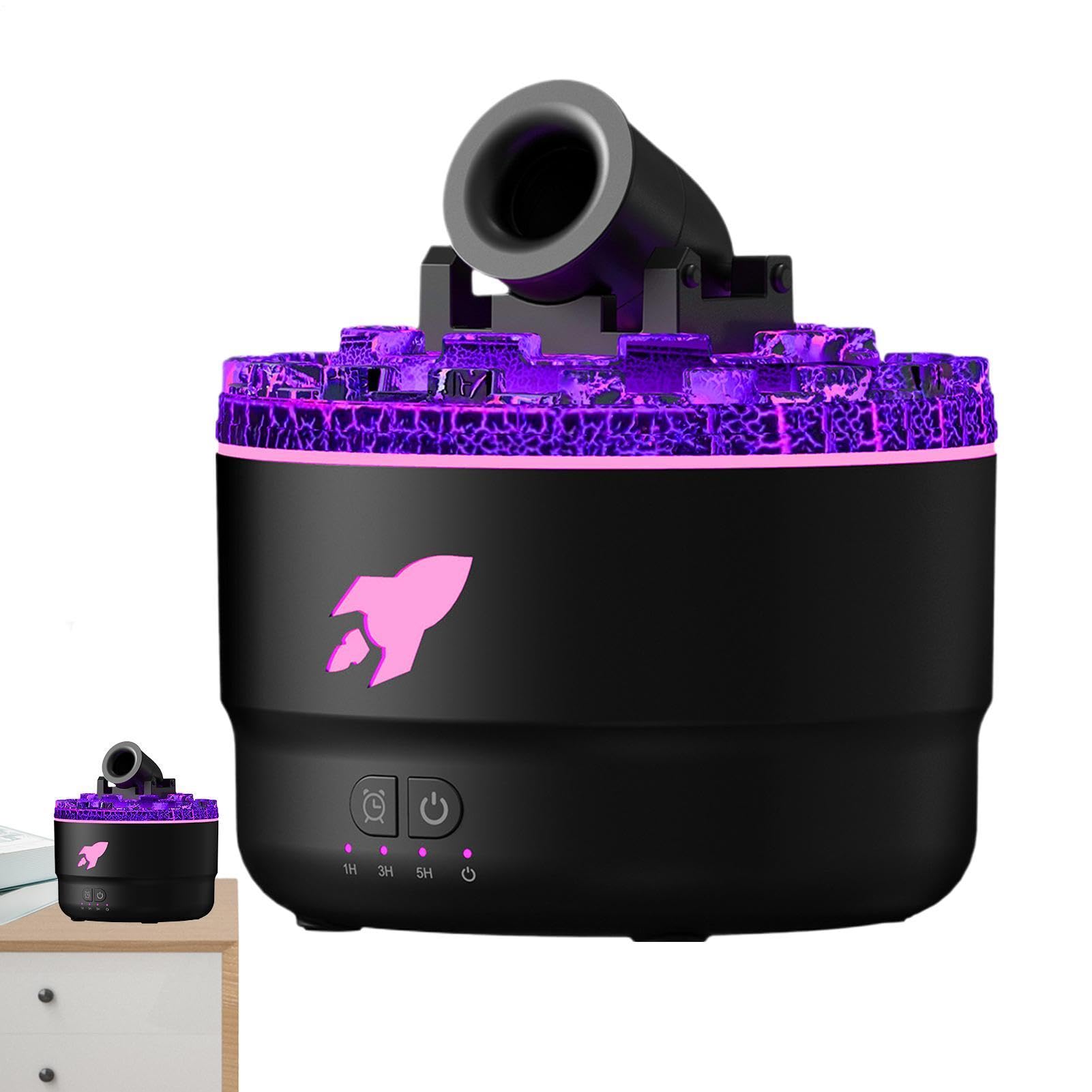 Diffusori di olio per la casa,diffusore d'aria per camera da | Umidificatore per nebbia del fuoco Camera a collo