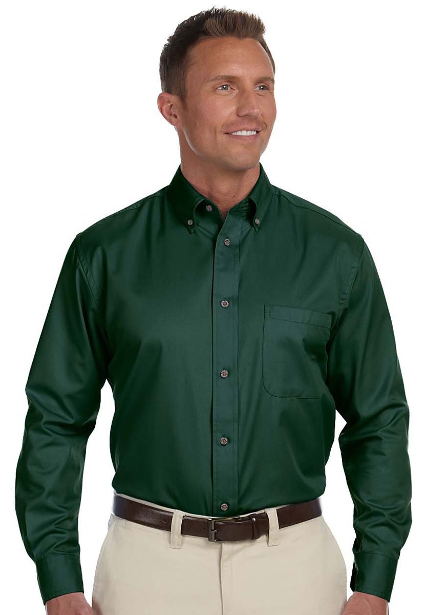 M500 HA MEN STAIN RELEASE L/S TWILL HUNTER L